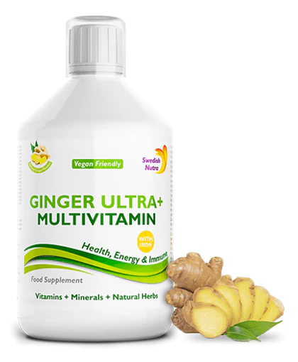 Swedish Nutra Ginger ženšeň Ultra + Multivitamin 500ml