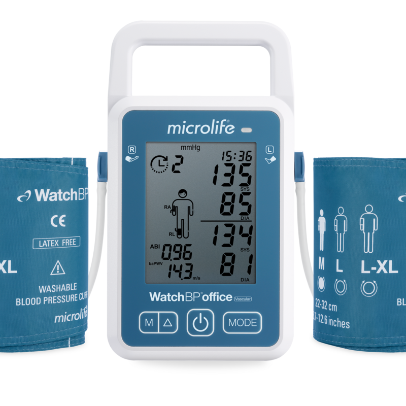 Lekársky tlakomer ABI systém + PWV, Microlife WatchBP Office Vascular