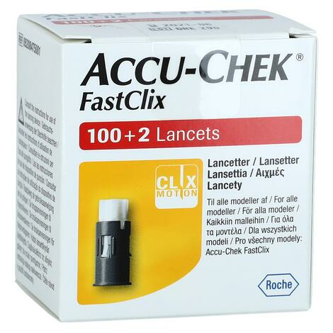 Accu-Chek Fastclix Lancet 102, lancety do odberového pera 102 ks