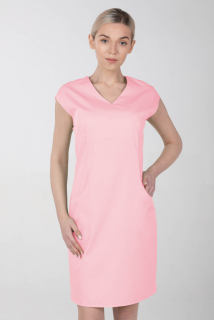 -10% Dámske zdravotnícke šaty s elastanom M-373X, svetlo ružová, 36