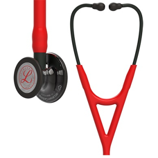 3M Littmann Cardiology IV : Red, Black Finish with Heart  - 6182 - limitovaná edicia