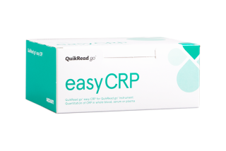 QuikRead go easy CRP, 50 testov s odberovou pomôckou Sample Collector 10 µl 